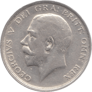 1916 HALFCROWN ( GVF ) REF 2 - Halfcrown - Cambridgeshire Coins