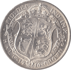 1916 HALFCROWN ( UNC ) - HALFCROWN - Cambridgeshire Coins