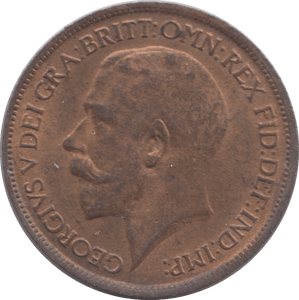 1916 HALFPENNY ( UNC ) - Halfpenny - Cambridgeshire Coins