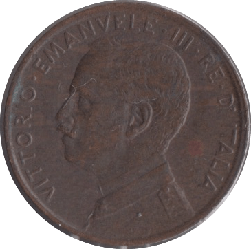 1916 ITALY ONE CENTESIMI - WORLD COINS - Cambridgeshire Coins