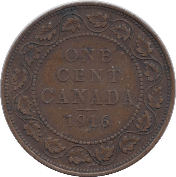1916 ONE CENT CANADA - world coins - Cambridgeshire Coins