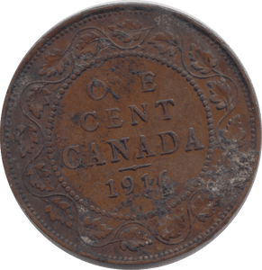 1916 ONE CENT CANADA - world coins - Cambridgeshire Coins