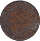 1916 ONE CENT CANADA - world coins - Cambridgeshire Coins