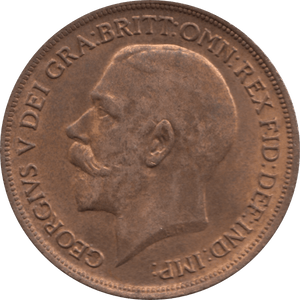 1916 PENNY 1 ( AUNC ) 39 - Penny - Cambridgeshire Coins