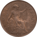 1916 PENNY 1 ( AUNC ) 39 - Penny - Cambridgeshire Coins
