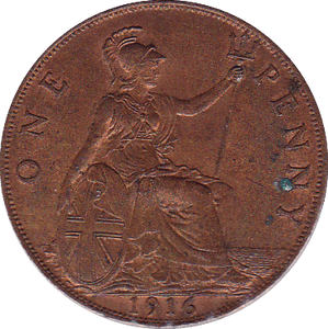 1916 PENNY ( EF ) - Penny - Cambridgeshire Coins