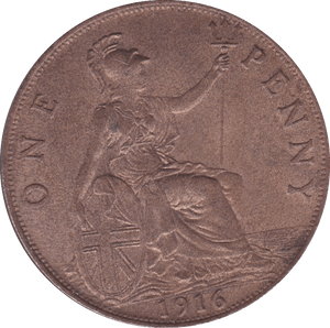 1916 PENNY ( UNC ) B - Penny - Cambridgeshire Coins