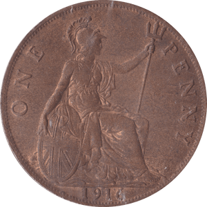 1916 PENNY ( UNC ) D - Penny - Cambridgeshire Coins