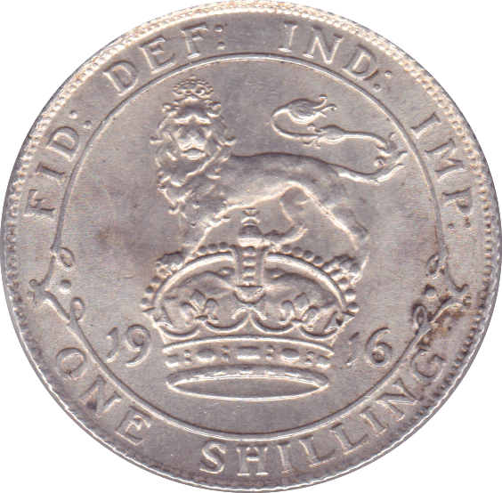 1916 SHILLING ( AUNC ) B - Shilling - Cambridgeshire Coins