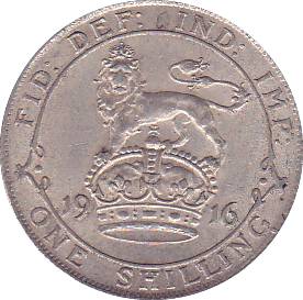1916 SHILLING ( AUNC ) C - Shilling - Cambridgeshire Coins