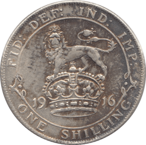 1916 SHILLING ( EF ) 3 - Shilling - Cambridgeshire Coins