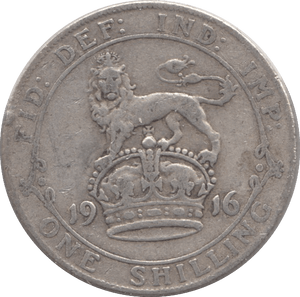 1916 SHILLING ( F ) 3 - Shilling - Cambridgeshire Coins