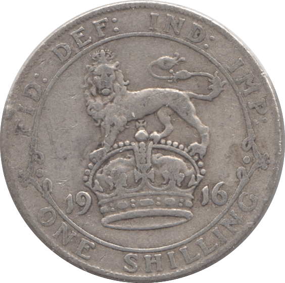 1916 SHILLING ( F ) 3 - Shilling - Cambridgeshire Coins