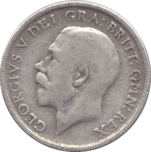 1916 SHILLING ( F ) - Shilling - Cambridgeshire Coins