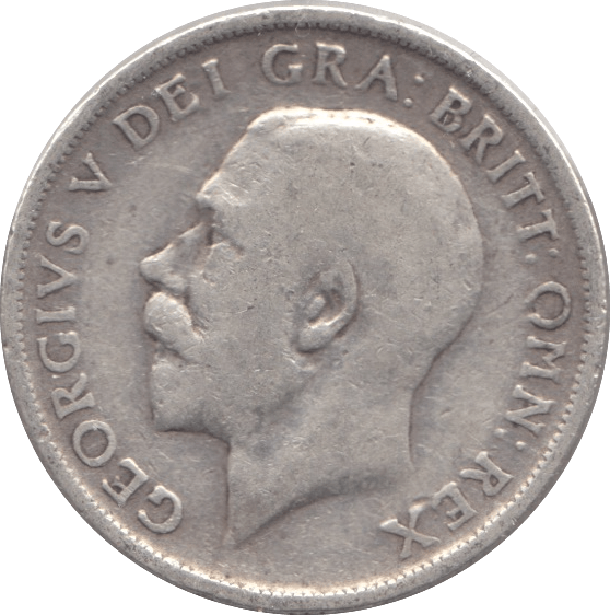 1916 SHILLING ( F ) - Shilling - Cambridgeshire Coins