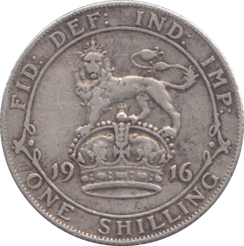 1916 SHILLING ( FINE ) - Shilling - Cambridgeshire Coins