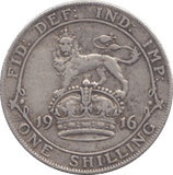 1916 SHILLING ( FINE ) - Shilling - Cambridgeshire Coins
