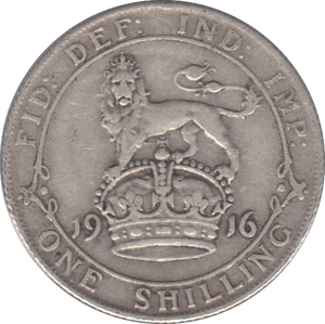 1916 SHILLING ( GF ) 2 - Shilling - Cambridgeshire Coins