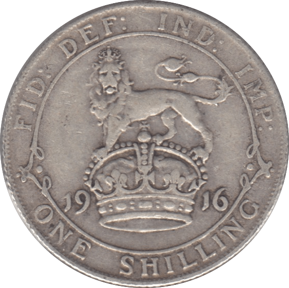 1916 SHILLING ( GF ) 2 - Shilling - Cambridgeshire Coins