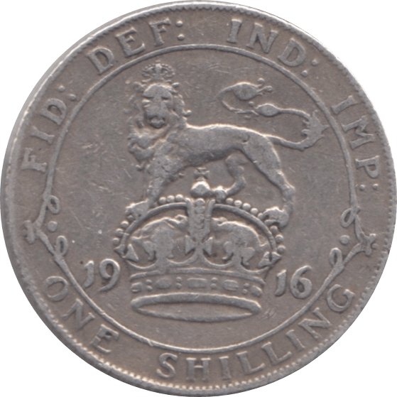 1916 SHILLING ( GF ) 4 - Shilling - Cambridgeshire Coins