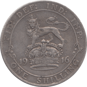 1916 SHILLING ( GF ) 6 - Shilling - Cambridgeshire Coins