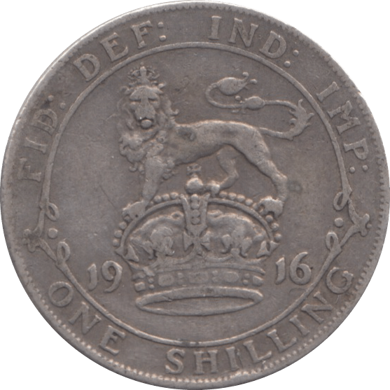 1916 SHILLING ( GF ) 6 - Shilling - Cambridgeshire Coins
