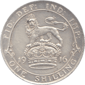 1916 SHILLING ( GVF ) 9 - Shilling - Cambridgeshire Coins