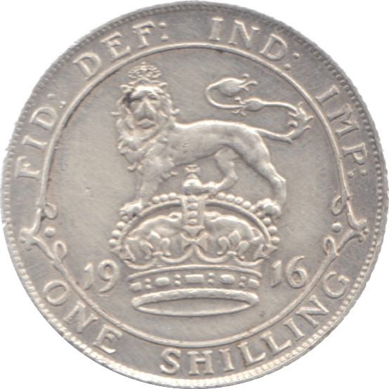 1916 SHILLING ( GVF ) 9 - Shilling - Cambridgeshire Coins