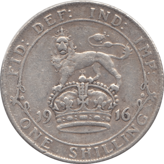 1916 SHILLING ( GVF ) - Shilling - Cambridgeshire Coins