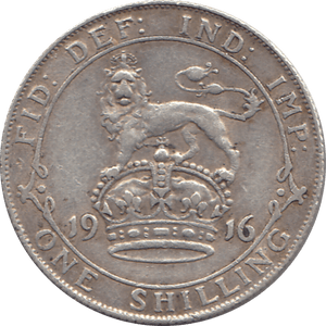 1916 SHILLING ( VF ) 4 - Shilling - Cambridgeshire Coins