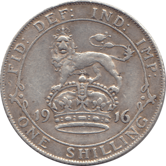 1916 SHILLING ( VF ) 4 - Shilling - Cambridgeshire Coins