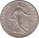 1916 SILVER 50 CENTIMES FRANCE - SILVER WORLD COINS - Cambridgeshire Coins