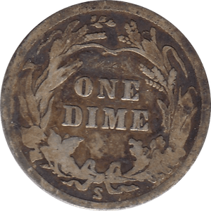 1916 SILVER DIME USA S - SILVER WORLD COINS - Cambridgeshire Coins