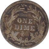 1916 SILVER DIME USA S - SILVER WORLD COINS - Cambridgeshire Coins