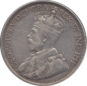 1916 SILVER FIFTY CENTS CANADA - WORLD SILVER COINS - Cambridgeshire Coins