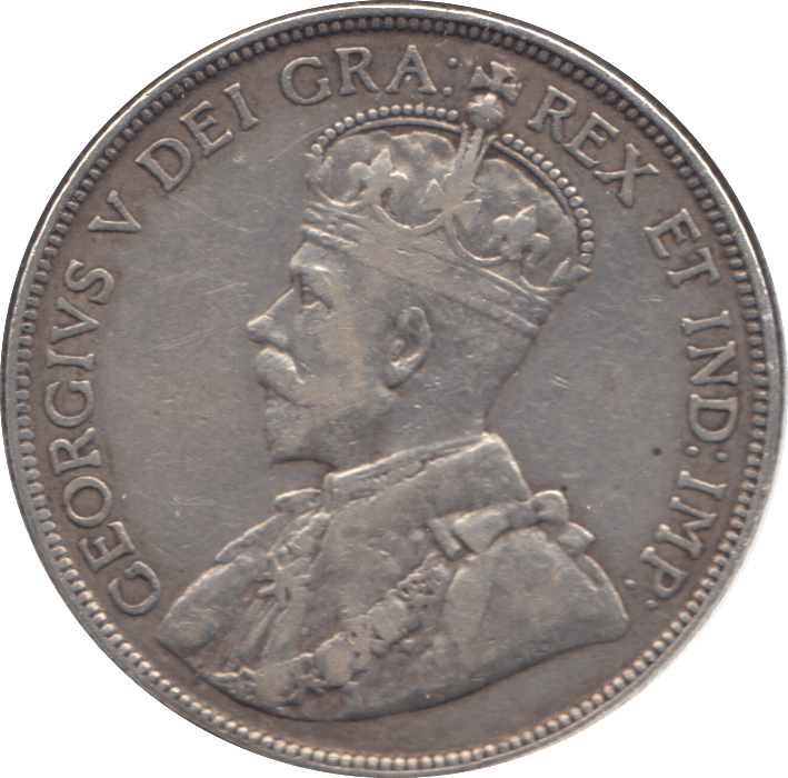 1916 SILVER FIFTY CENTS CANADA - WORLD SILVER COINS - Cambridgeshire Coins