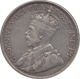 1916 SILVER FIFTY CENTS CANADA - WORLD SILVER COINS - Cambridgeshire Coins