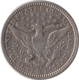 1916 SILVER QUARTER DOLLAR USA - SILVER WORLD COINS - Cambridgeshire Coins