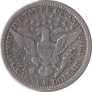 1916 SILVER QUARTER DOLLAR USA - SILVER WORLD COINS - Cambridgeshire Coins