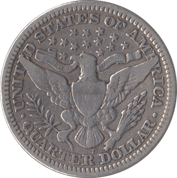 1916 SILVER QUARTER DOLLAR USA - SILVER WORLD COINS - Cambridgeshire Coins