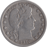 1916 SILVER QUARTER DOLLAR USA - SILVER WORLD COINS - Cambridgeshire Coins