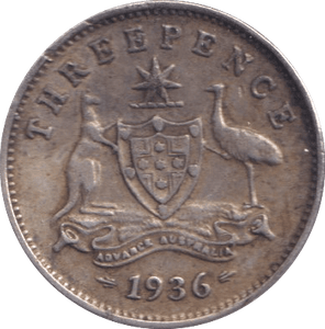 1916 SILVER THREEPENCE AUSTRALIA - SILVER WORLD COINS - Cambridgeshire Coins