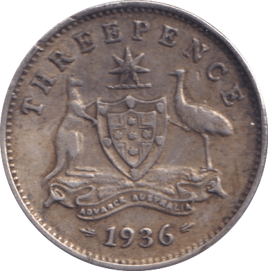 1916 SILVER THREEPENCE AUSTRALIA - SILVER WORLD COINS - Cambridgeshire Coins