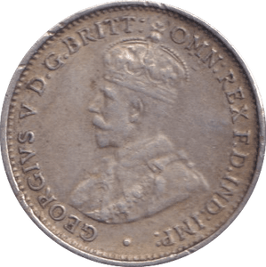 1916 SILVER THREEPENCE AUSTRALIA - SILVER WORLD COINS - Cambridgeshire Coins