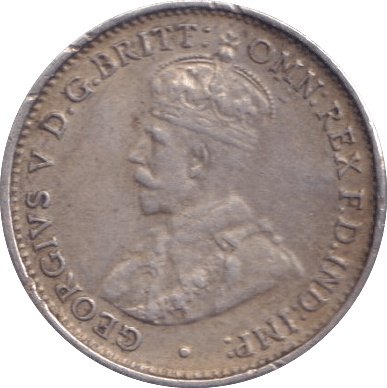 1916 SILVER THREEPENCE AUSTRALIA - SILVER WORLD COINS - Cambridgeshire Coins