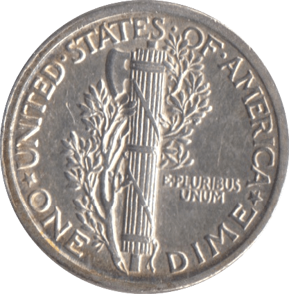 1916 SILVER USA ONE DIME - SILVER WORLD COINS - Cambridgeshire Coins
