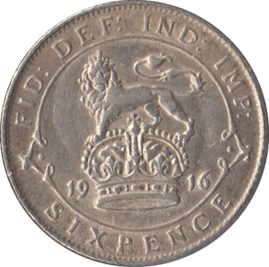 1916 SIXPENCE ( AUNC ) - Sixpence - Cambridgeshire Coins