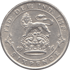 1916 SIXPENCE ( EF ) - Sixpence - Cambridgeshire Coins
