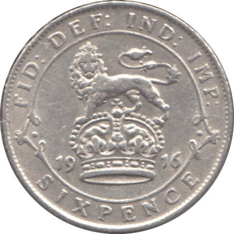 1916 SIXPENCE ( EF ) - Sixpence - Cambridgeshire Coins