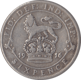 1916 SIXPENCE ( GF ) 5 - Sixpence - Cambridgeshire Coins